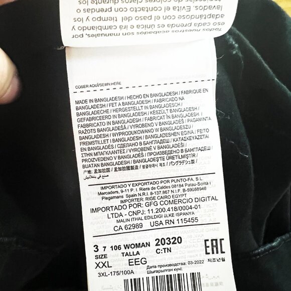 MANGO Cropped black cotton jean jacket - Picture 4 of 5